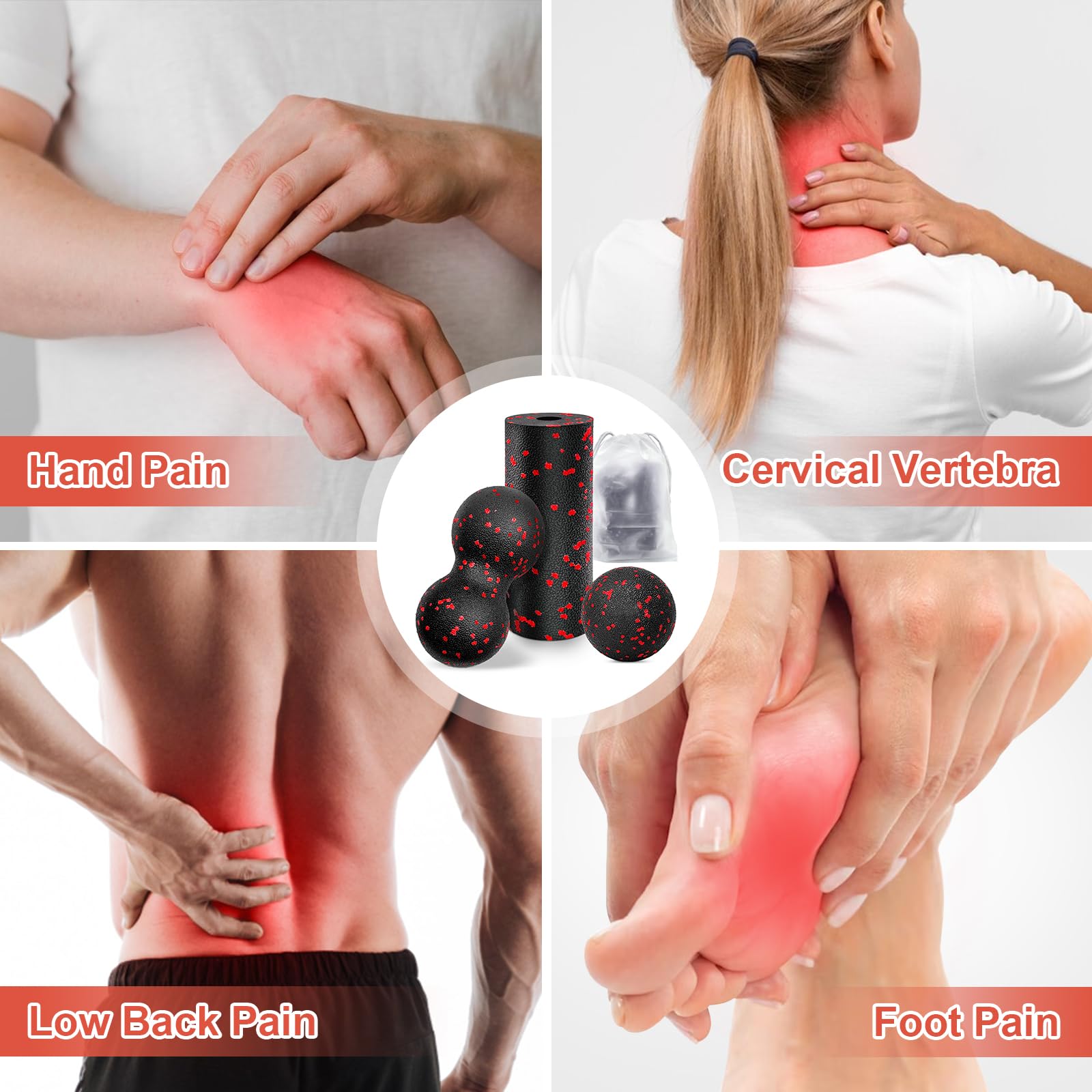 Hollow โยคะ Roller นวดถั่วลิสง - Gym Ball บทวิจารณ์และราคา
