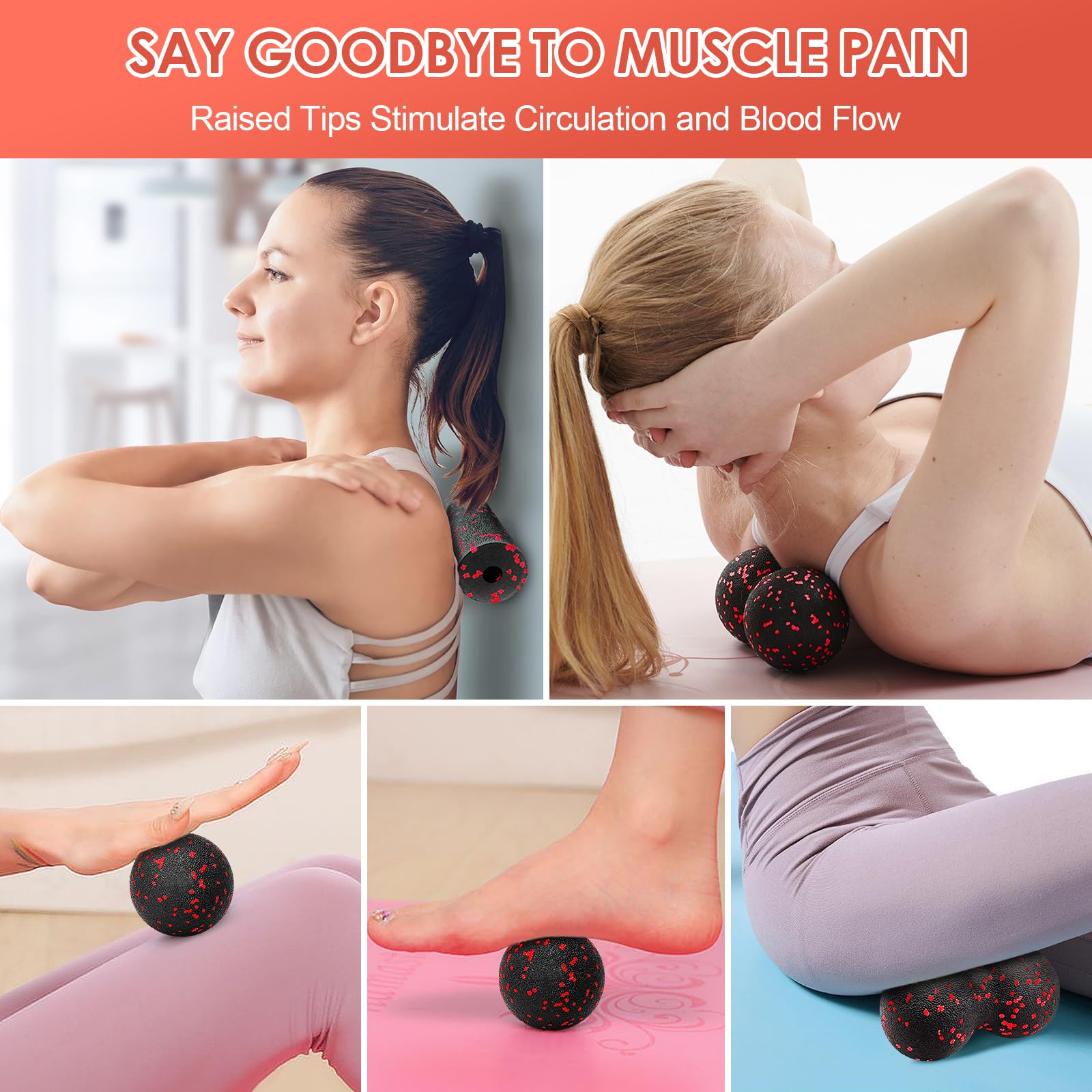 Hollow โยคะ Roller นวดถั่วลิสง - Gym Ball บทวิจารณ์และราคา