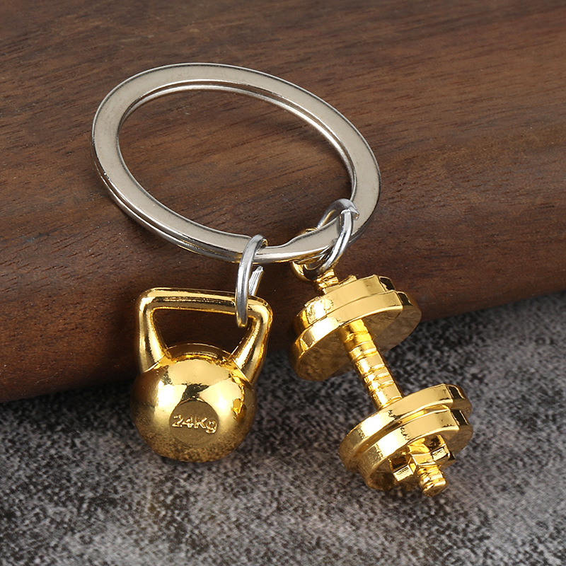 จี้คู่รักรูปอุปกรณ์กีฬาจำลอง โ - Dumbbell Set บทวิจารณ์และราคา
